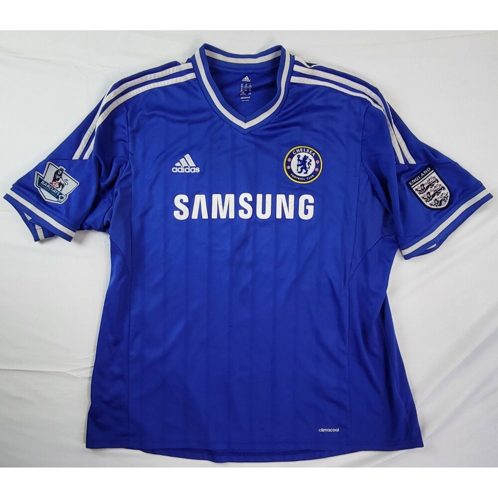 Adidas Chelsea FC Soccer Jersey Mens Size XXL Blue Home 2009 2010 Samsung